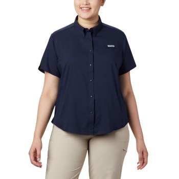 Columbia Ženske Košulje - PFG Tamiami II Short Sleeve Plus Size Tamnoplave | TPGO-90587